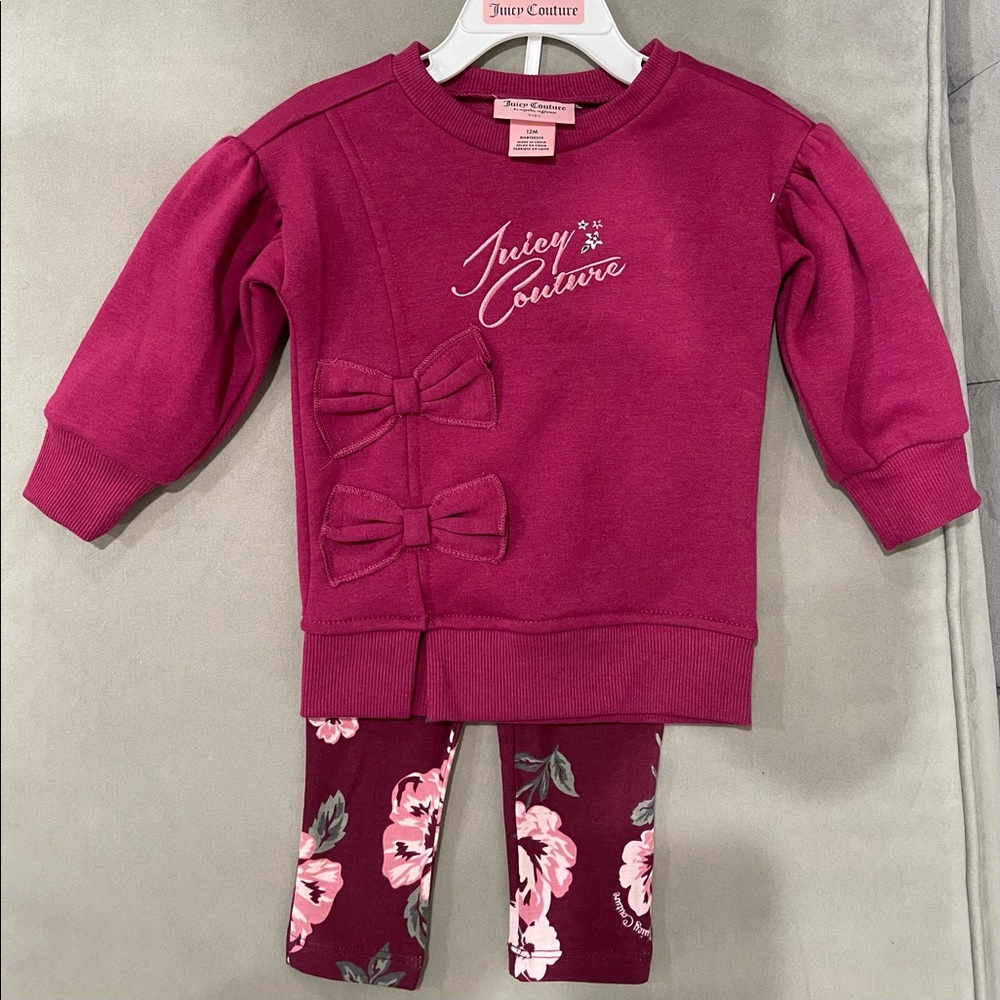 New juicy couture set 12M